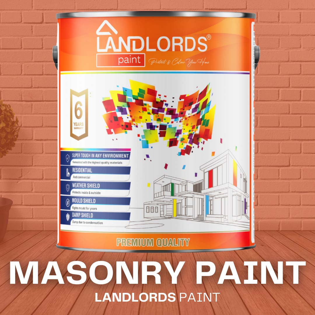 Landlords Paint Masonry Paint - Best Weatherproof Exterior Wall Protection