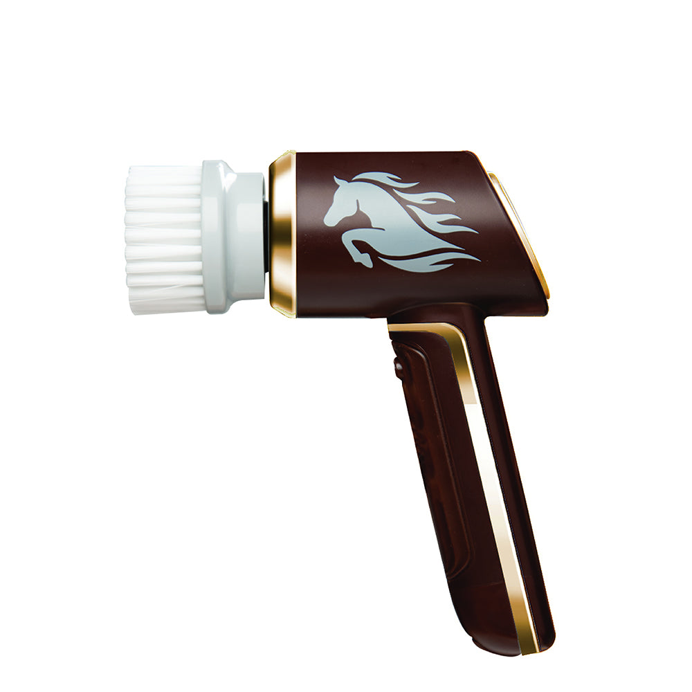 Horsepower Handheld Portable Rechargeable Power Scrubber | Brown
