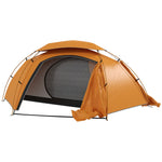 Camping Tent Dome Tent With Removable Rainfly For 1-2 Man | Orange