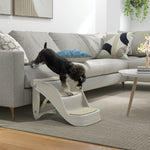 Foldable Pet Stairs 3 Steps With Non-slip Mats For Small Dogs | Gray