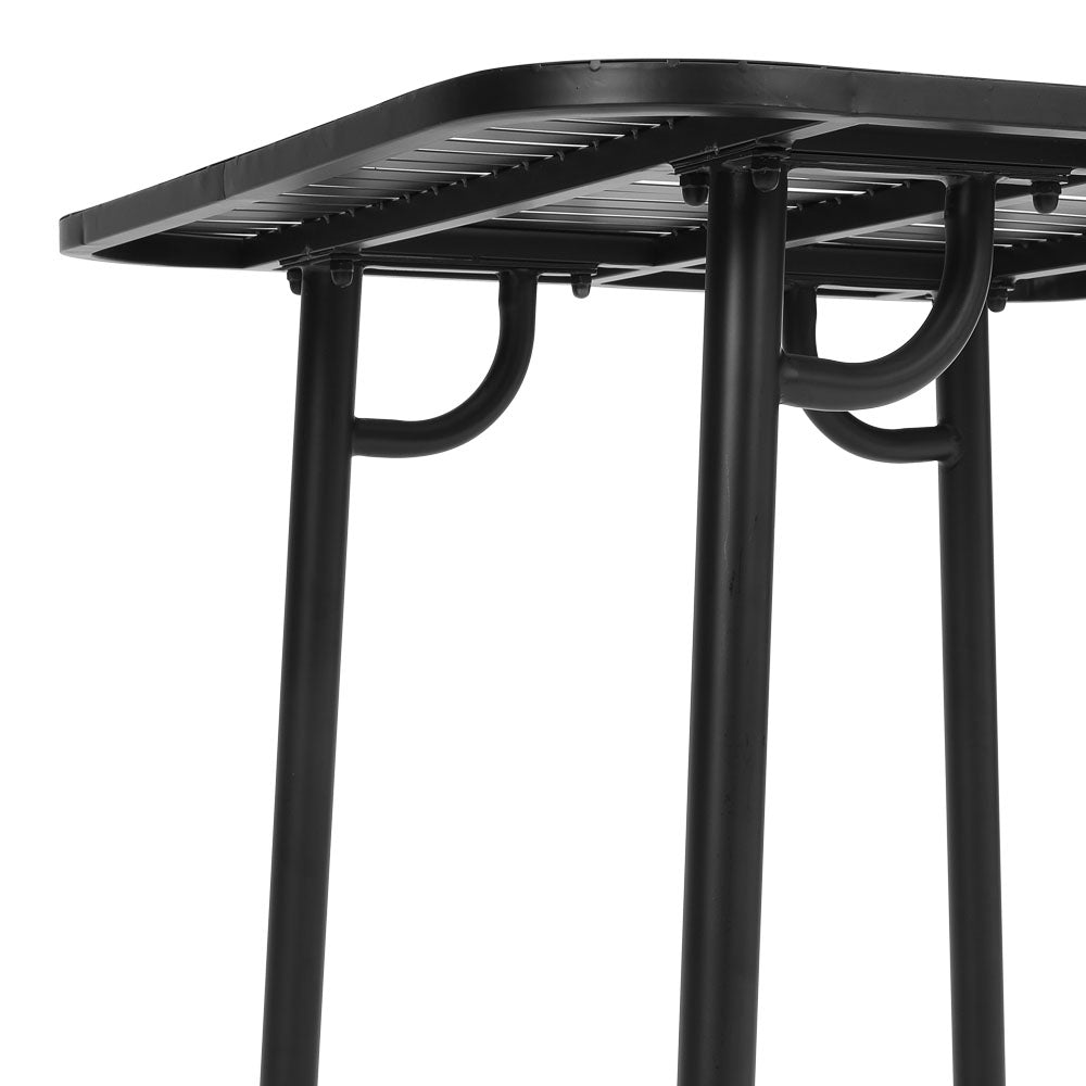 Square Outdoor Garden Metal Table - 80cm X 75cm H