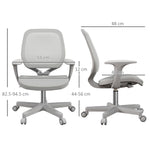 Office Chair, Swivel Wheels | Grey