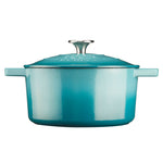 Cooks Professional Cast Iron Casserole Dish 20cm Oven Proof Pan & Lid