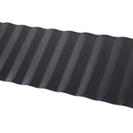 6m Corrugated Steel Garden Edging | Black