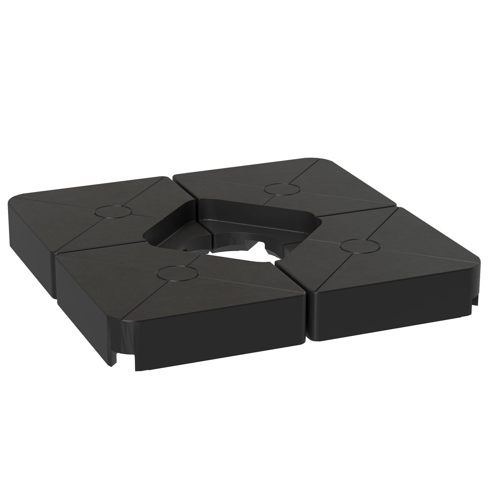 Umbrella Weights For Offset Parasols, 64kg Sand/55kg Water