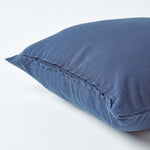 European Size Linen Pillowcase | 40cm x 40cm | Navy Blue