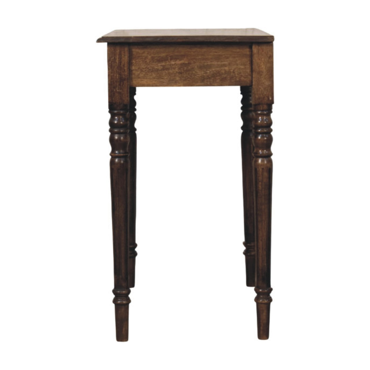 Heritage Turned-leg Desk, 1 Drawer, Brown | 1 | Brown