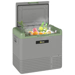 Car Refrigerator, Portable Compressor Car Fridge Freezer | Large | Light Green
