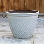 Bali 14in Planter Antique Beige 24l Plastic | Set of 1
