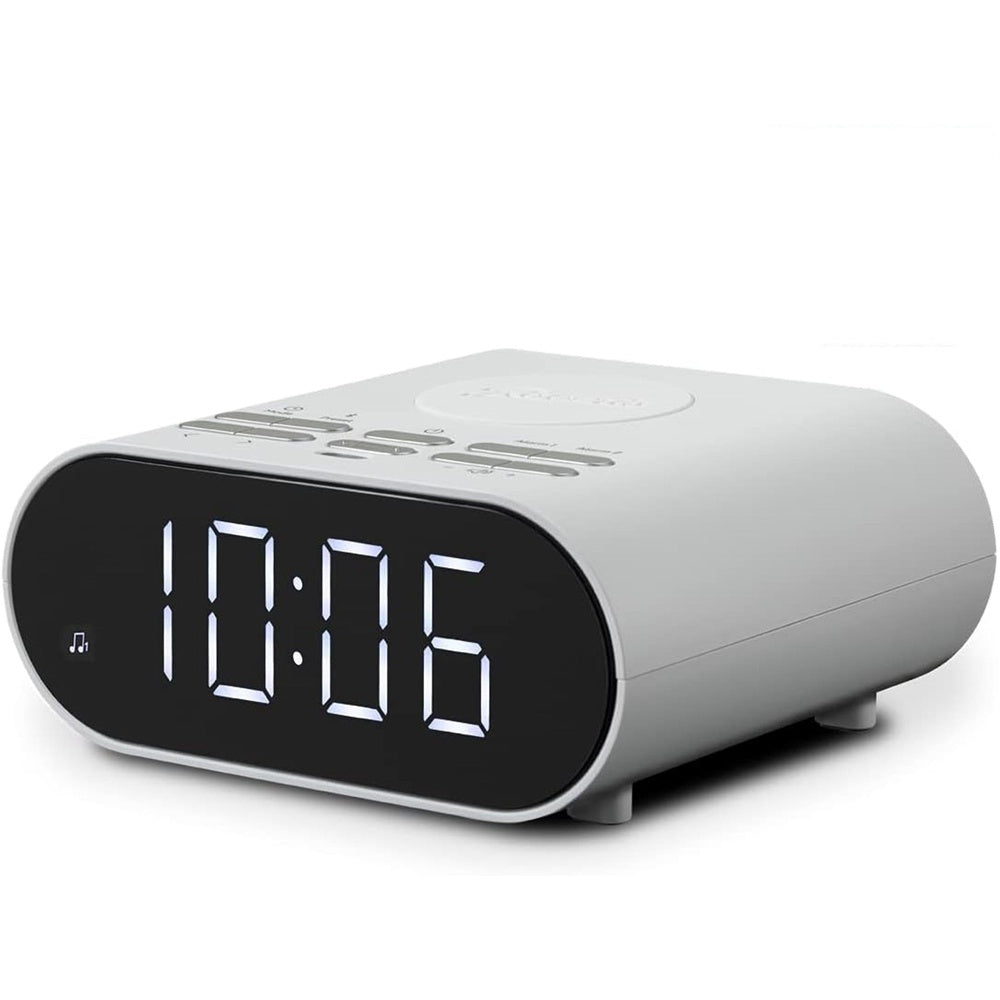 Ortus Charge Fm Rds Alarm Clock Radio | White