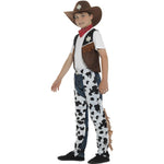 Texan Cowboy Costume, Child, Brown & Black | Age 7-9