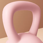 Kettlebell W/ Soft Body, Non-slip Handle | 6kg | Pink