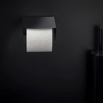 Toilet Roll Holder, Wall-mounted, 11,5 Cm. Collection Bwc | Matte Black