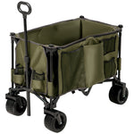 Folding Garden Camping Trolley Steel Frame | Green