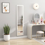 37 X 157 Cm Full Length Mirror With Frame For Bedroom | White
