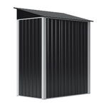 5 X 3ft Metal Garden Storage Shed With Lockable Door | Black