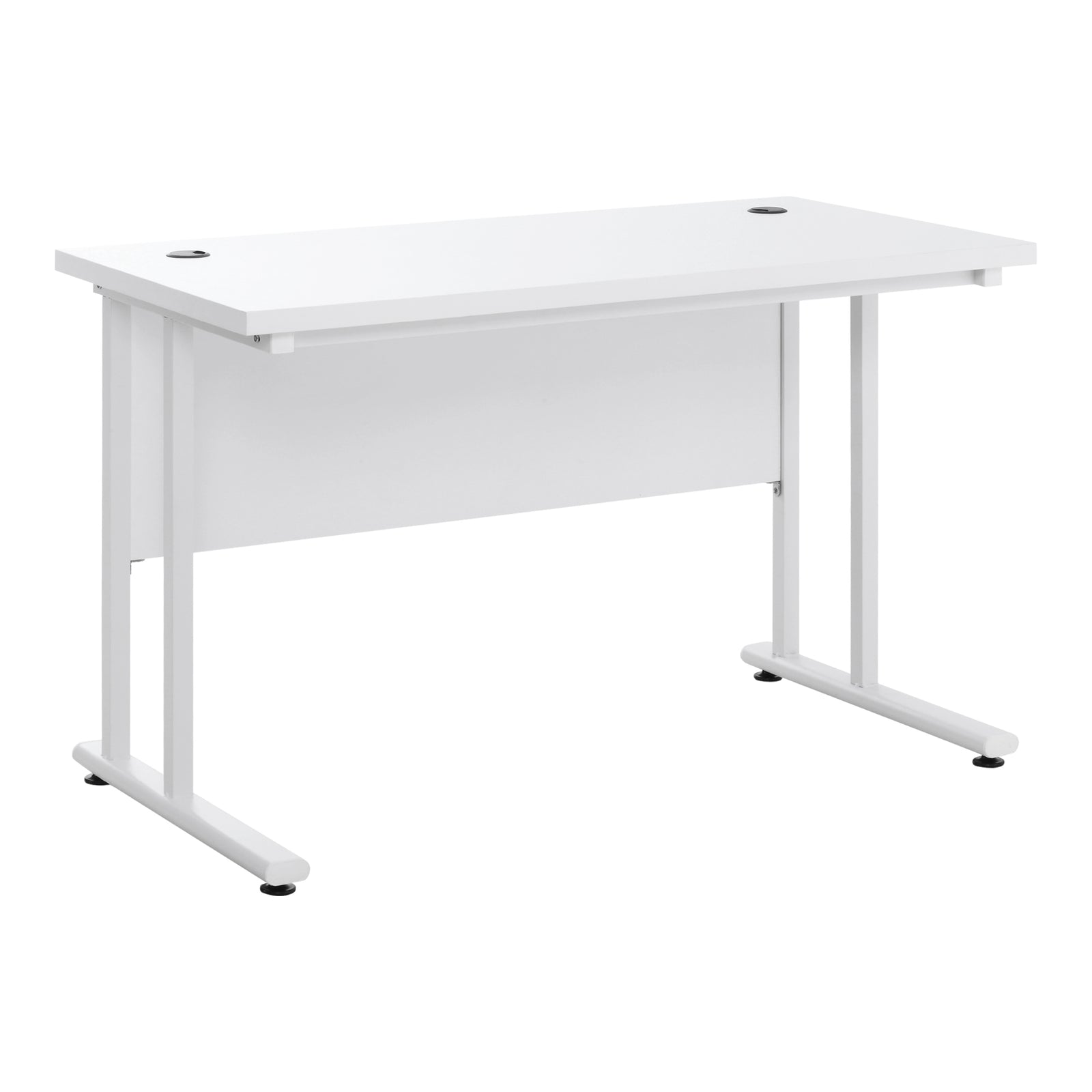 Home Office Desk With Cable Management