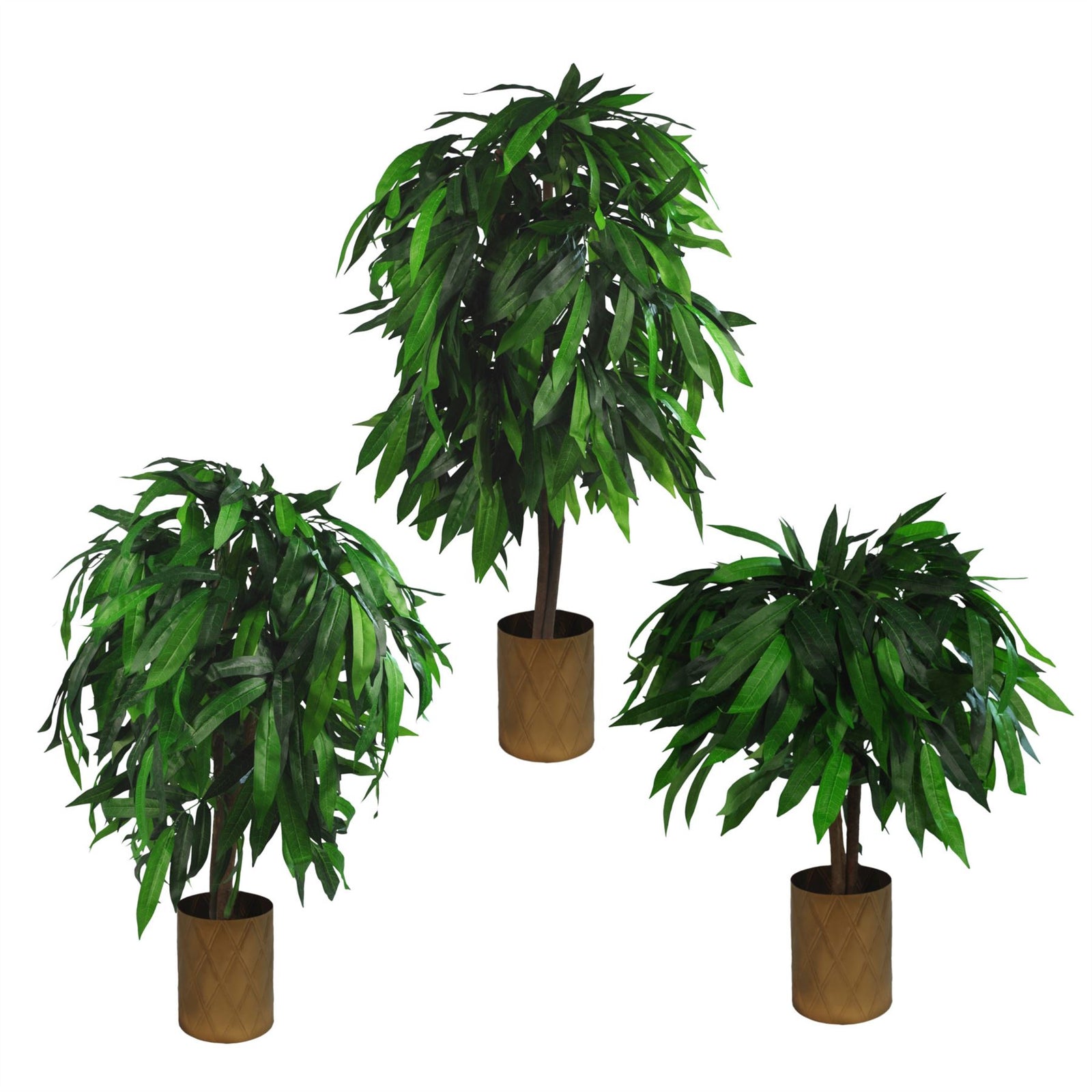 120cm Tall Large Artificial Mango Tree Plant