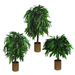 120cm Tall Large Artificial Mango Tree