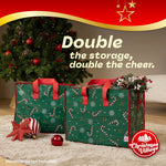 Festive Decoration Storage Bags With Zip Closure
