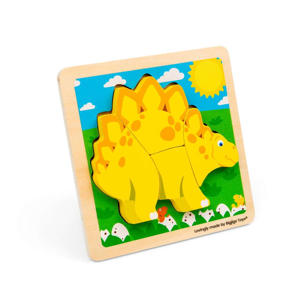 Bigjigs Toys Chunky Lift Out Stegosaurus