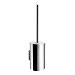 Stainless Steel Toilet Brush With Self Adhesive Wall Mount | Polished Chrome