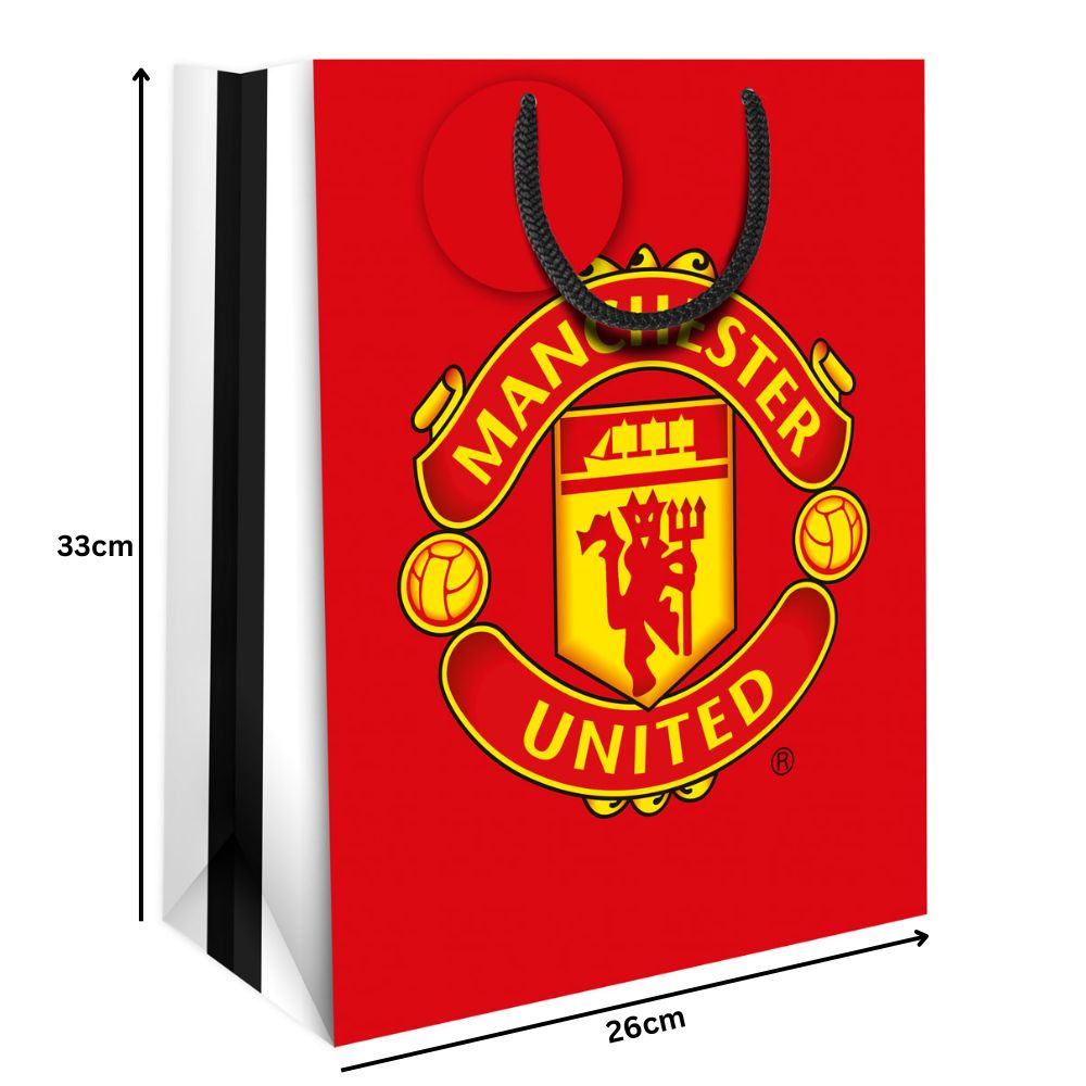 Manchester United FC Medium Gift Bag Official Product