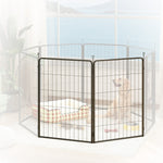 2 Piece Expansion Pace Dog Pen With 3 Connecting Stakes For 100cm High Puppy Pen