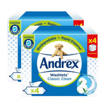Washlets Classic Clean Biodegradable & Flushable Toilet Wipes. 2 Pack