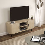 Tv Unit For Living Room, Tv Stand, Oak Tone