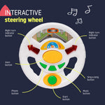 Baby Ride On Push Along Car With Steering Wheel And Horn | Pink