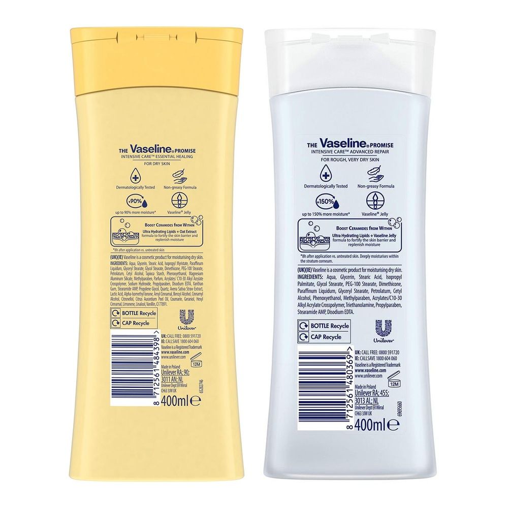 Vaseline Intensive Care Body Lotion Essential Healing & Repair 400ml, 6 Pack