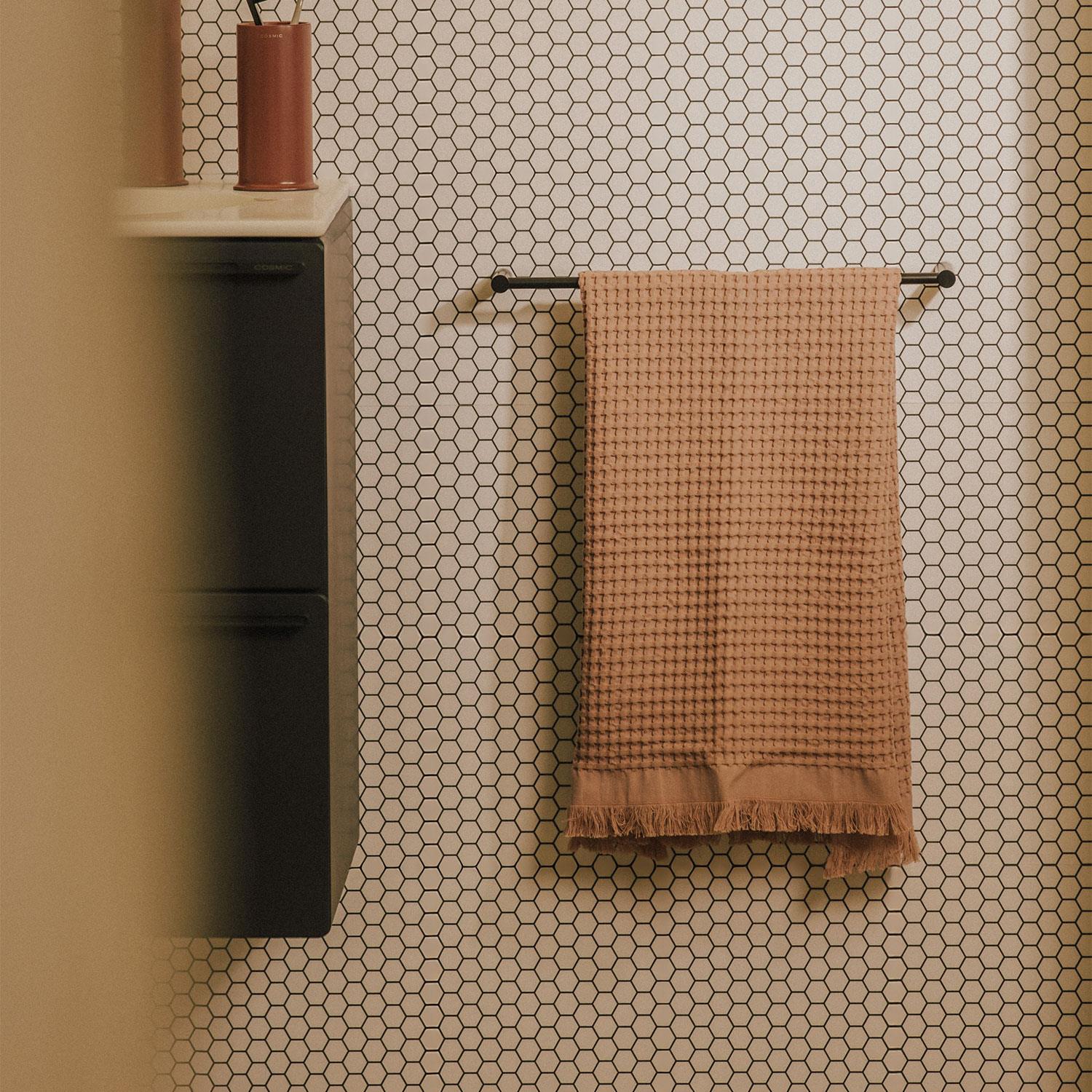 Towel Rail Matt Black Logic (60cm)