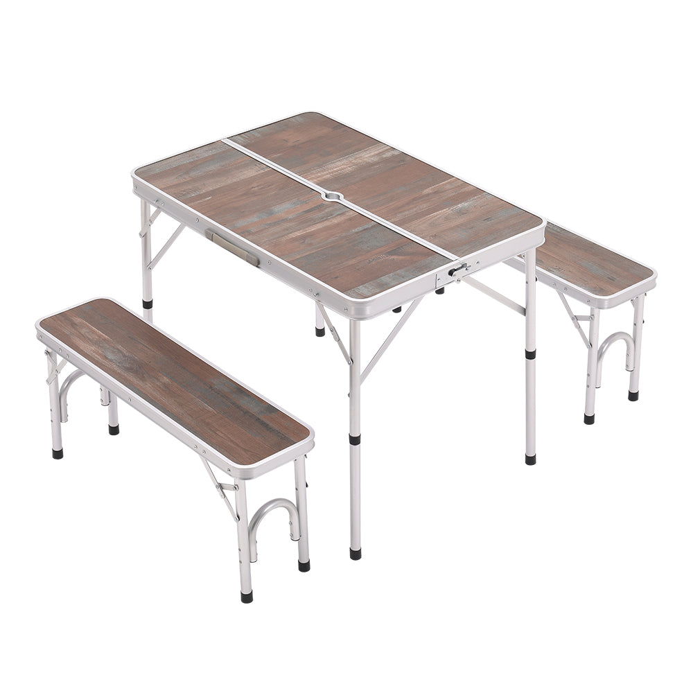 3-pieces Picnic Table Sets Outdoor Picnic Table With Benches