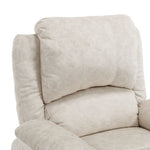 Electric Power Lift Recliner Chair Pu Leather Massage Chair With Heat, Cup Holders & Dual Remote