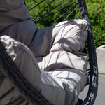 Lynton Garden Hanging Egg Chair | Light Grey