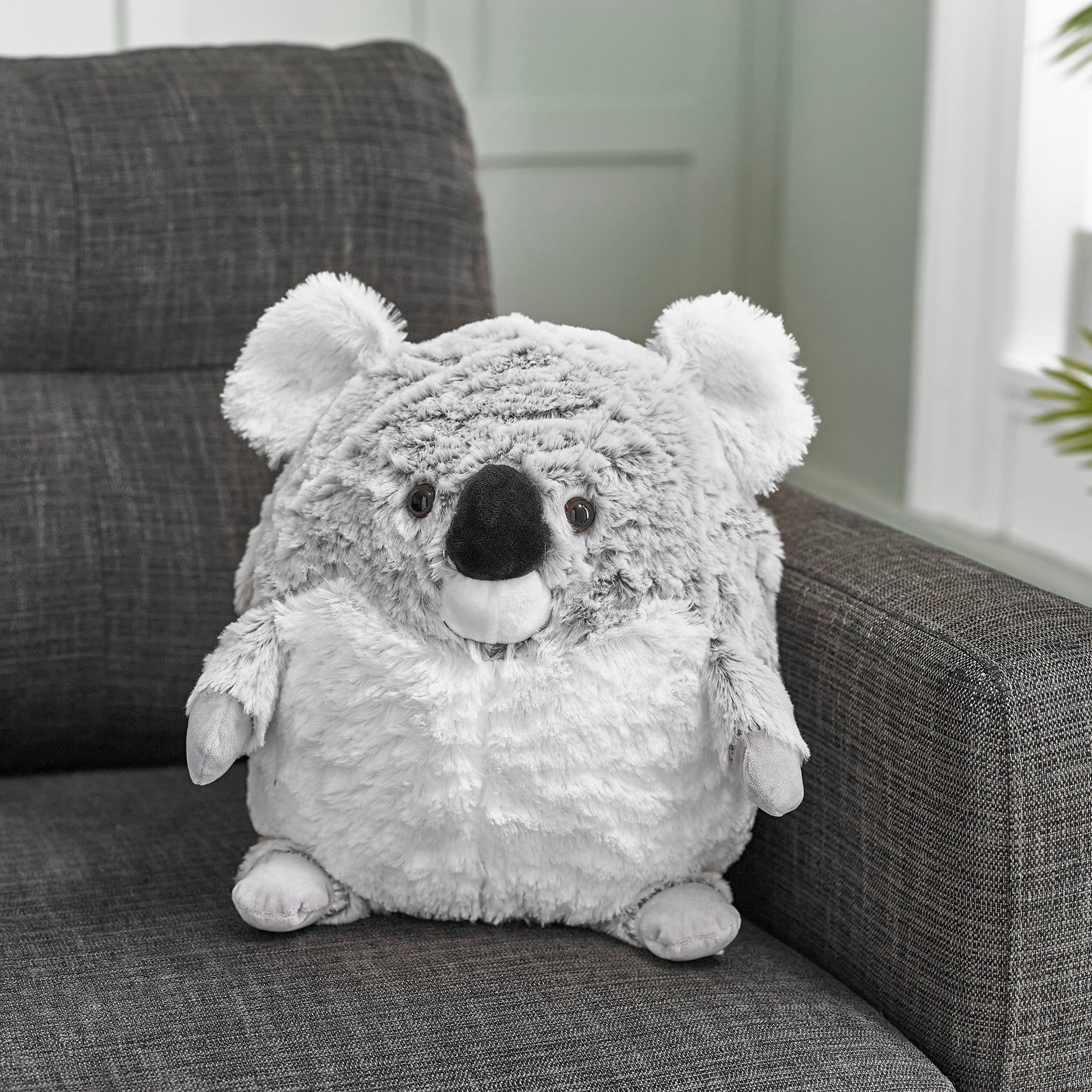 Soft Giant Handwarmer Cozy Plush Koala Bear | 30cm x 30cm | White