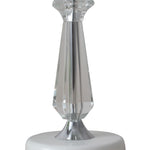 Breeins Crystal Table Lamp With Scalloped Lampshade
