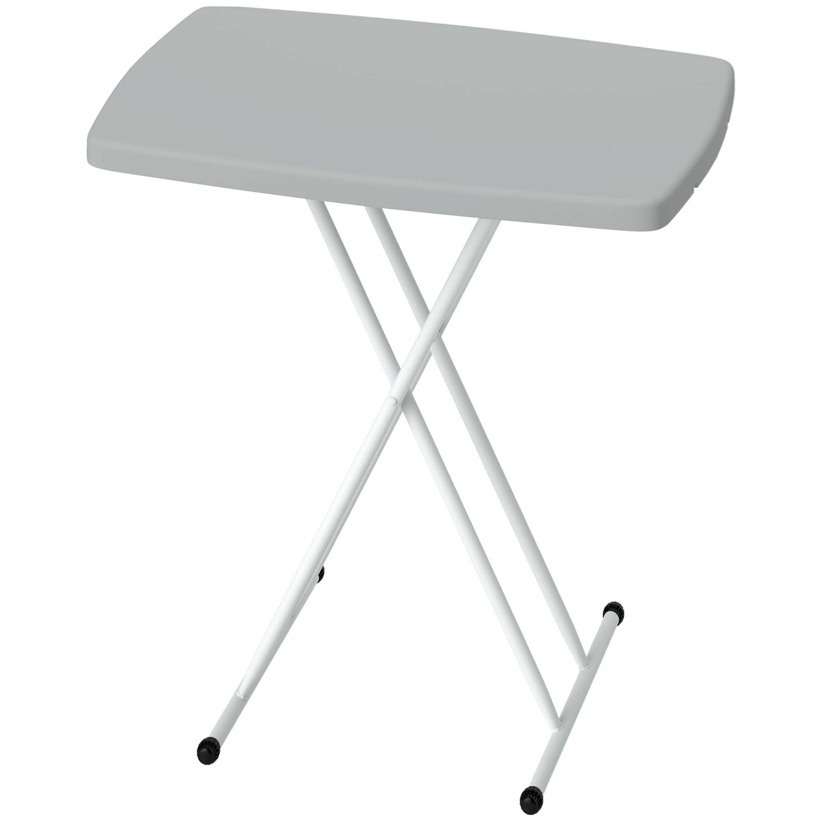 Folding Coffee Table, Height Adjustable Bistro Table | Charcoal Gray