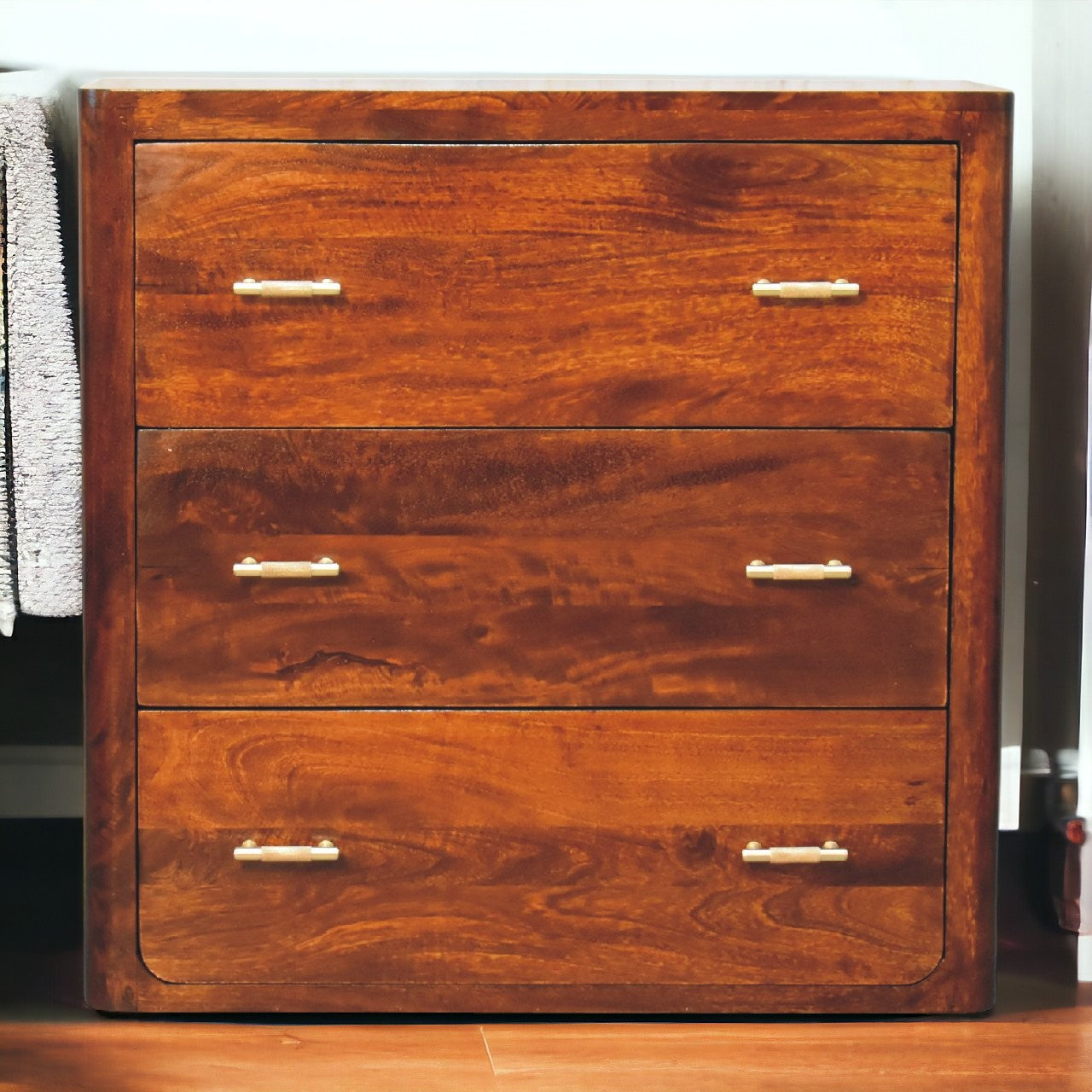 Solid Mango Wood Luca Chest Of Drawers