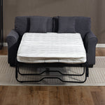 Lewiston Fabric Pull Out Sofabed | Charcoal Grey