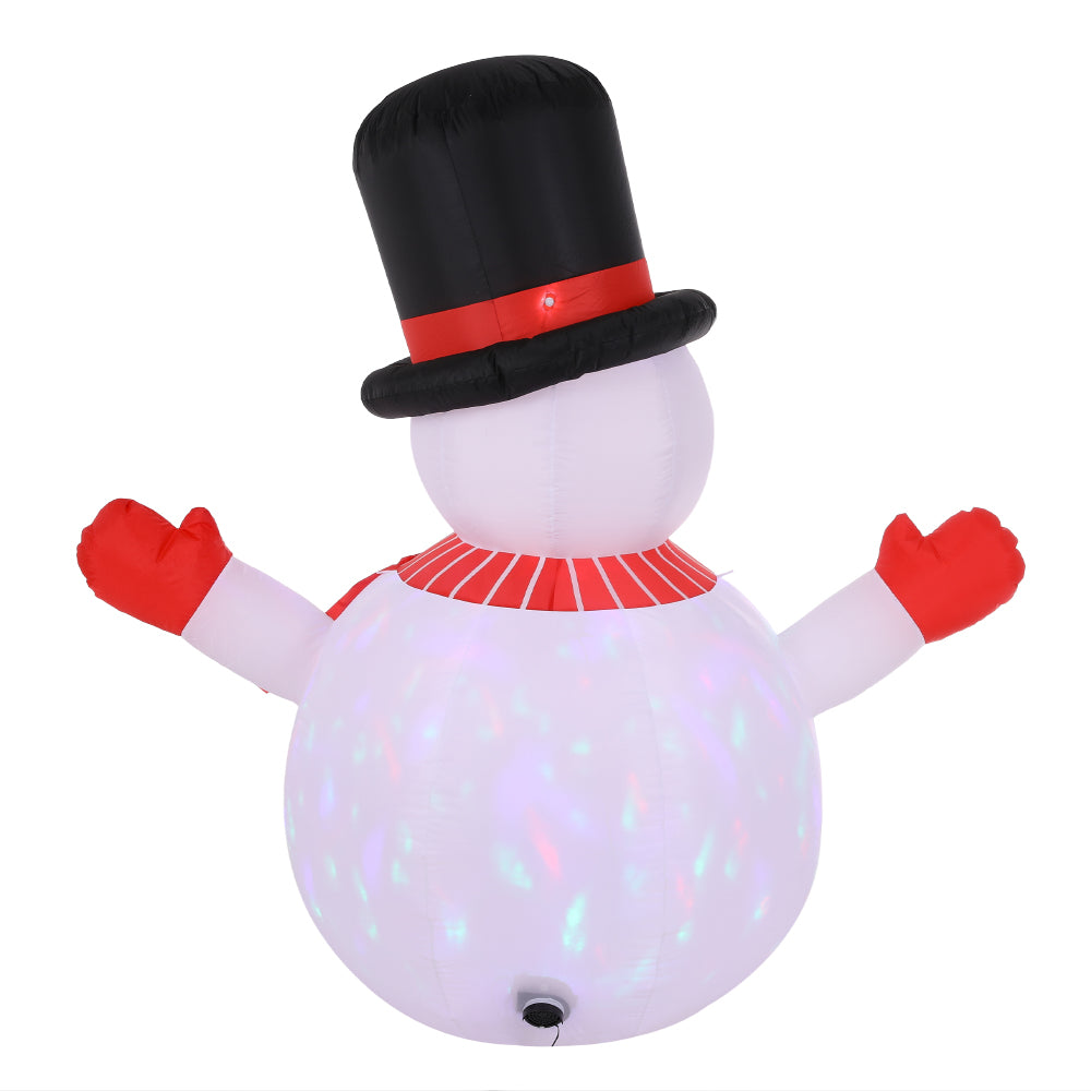 1.8m H Inflatable Snowman For Christmas Decoration