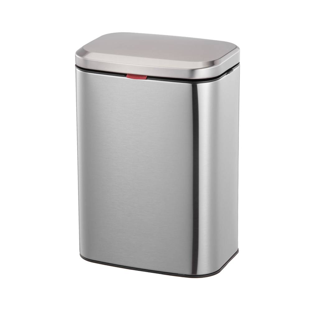 8l Stainless Steel Hanging Trash Bin With Lid Kitchen Garbage Can