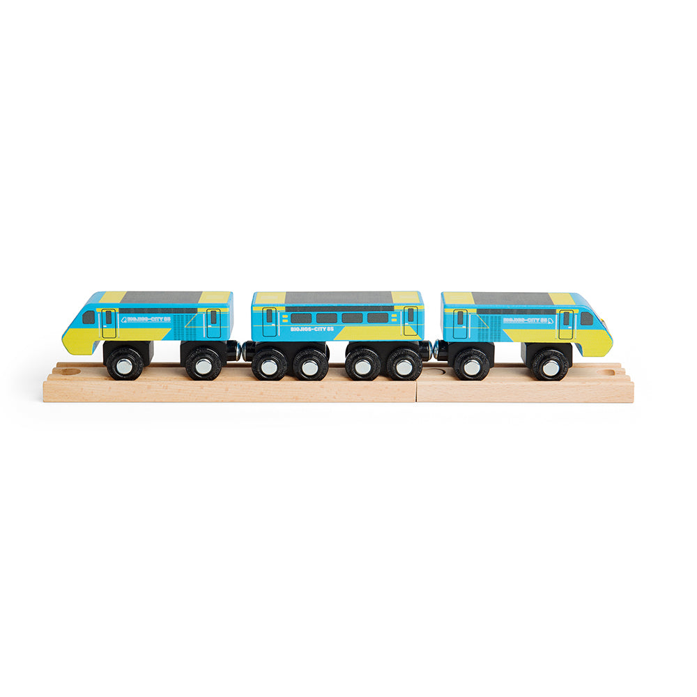 Wooden Replica of the Intercity 125 Train