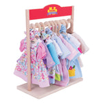 Bigjigs Toys Wooden Clothes Rail for Ragdoll Outfits