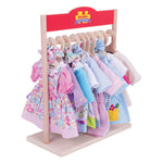 Wooden Clothes Rail for Ragdoll Outfits