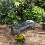 1 Piece 2-seater Wooden Fir Garden Bench