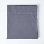 Luxury Linen Flat Sheet | Super King | Dark Grey