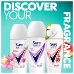 Women Motion Sense Ap Deodorant Rollon 72h Nonstop, Pure Fresh - 50ml, 6pk | 6