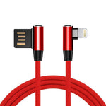 Flexible And Wrest Resistant Universal Type-c Aluminium Cable, Red